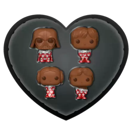 Star Wars Valentines Pocket POP! Vinyl Figure 4-Pack Choc 4 cm product photo