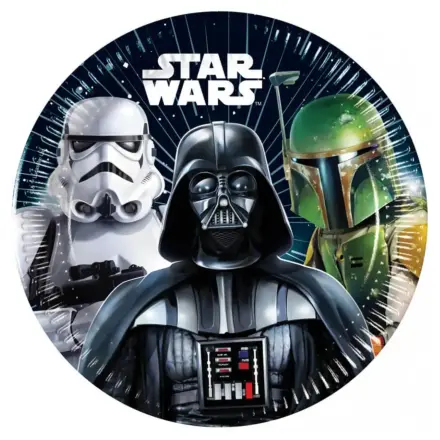 Star Wars Galaxy paper plates 8 pcs 20 cm FSC product photo