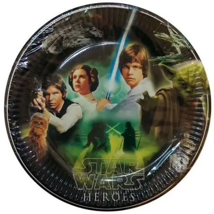 Star Wars Heroes Paper Plate 8 pcs 23 cm product photo