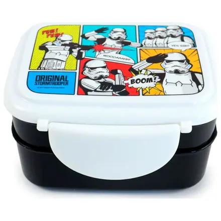 Star Wars Imperial Stormtrooper lunch box + cutlery product photo