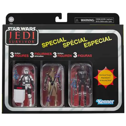Star Wars Jedi: Survivor Vintage Collection Gaming Greats Action Figure 3-Pack 2022 Special 10 cm product photo