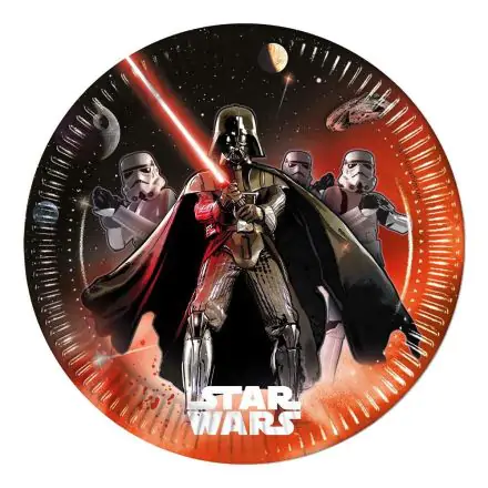 Star Wars Lightsaber Paper Plates 8-count 23 cm product photo