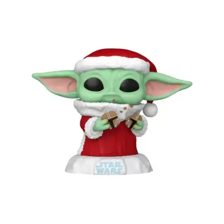 Star Wars: Mandalorian Funko POP! Vinyl Figure Holiday Grogu 9 cm termékfotója