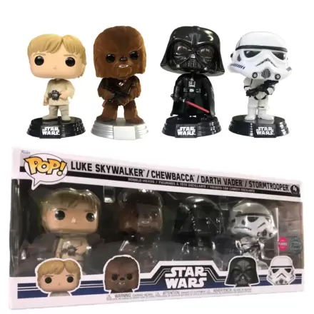 Star Wars POP! Movies Vinyl Figure 4-Pack New Classics (FL) 9 cm termékfotója