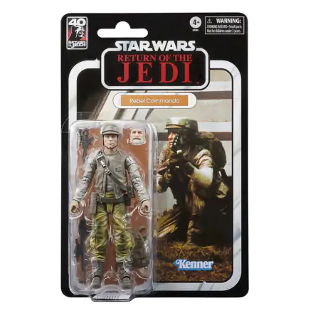 Star Wars Episode VI 40th Anniversary Black Series Action Figure Rebel Commando 15 cm termékfotója