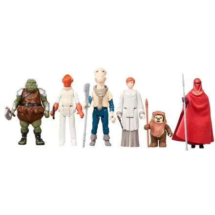 Star Wars Return of the Jedi Retro Collection figure 9,5cm set 6 pack product photo