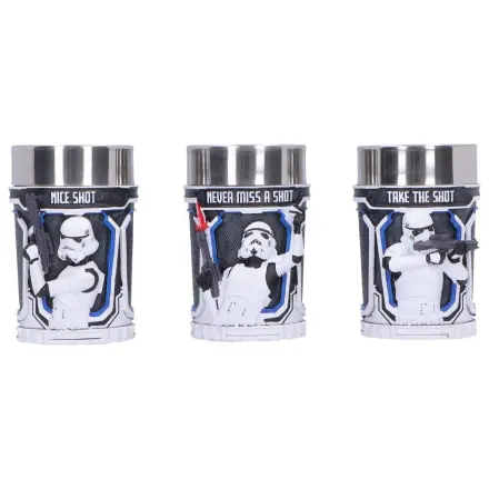 Star Wars Stormtrooper Set of 3 Shot Glasses product photo