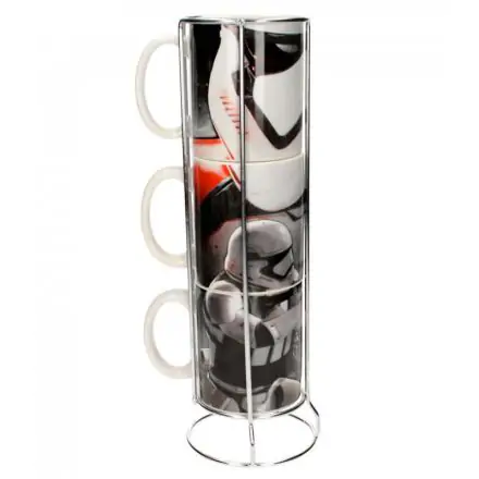 Star Wars Stormtrooper 3 stackable mugs set product photo