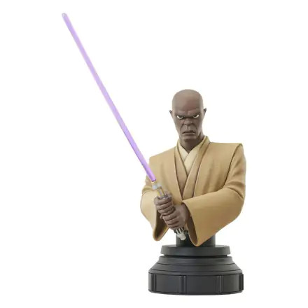 Star Wars The Clone Wars Bust 1/7 Mace Windu 15 cm product photo