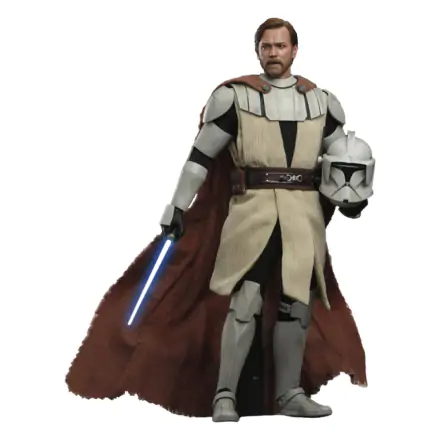 Star Wars The Clone Wars Action Figure 1/6 Obi-Wan Kenobi 30 cm product photo