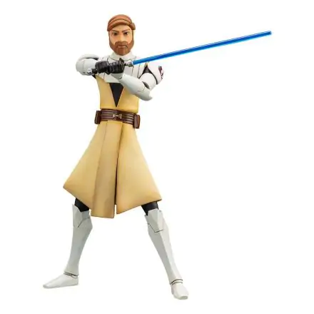 Star Wars The Clone Wars ARTFX+ PVC Statue 1/10 Obi-Wan Kenobi 17 cm product photo