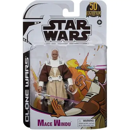 Star Wars The Clone Wars Black Series Action Figure 2022 Mace Windu  15 cm product photo