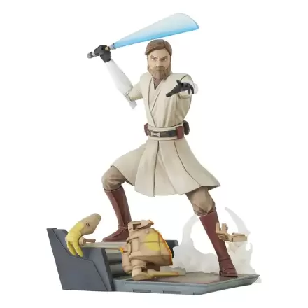 Star Wars: The Clone Wars Deluxe Gallery PVC Statue General Obi-Wan Kenobi 23 cm termékfotója