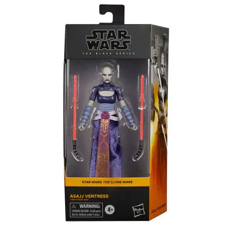 Star Wars The Cole Wars Asajj Ventress figure 15cm product photo