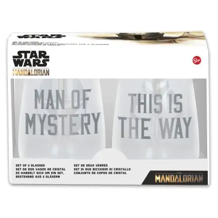 Star Wars The Mandalorian set of 2 crystal glasses product photo