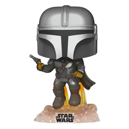 Star Wars The Mandalorian POP! Vinyl Figure Mandalorian - Mando Flying w/Blaster 9 cm product photo