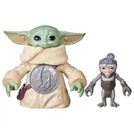 Star Wars: The Mandalorian & Grogu Electronic Action Figure Huggin' Grogu & Anzellan 17 cm product photo