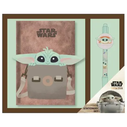 Star Wars The Mandalorian Grogu stationery set product photo