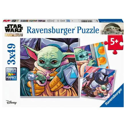 Star Wars The Mandalorian Jigsaw Puzzle Grogu Moments (3x49 pieces) product photo