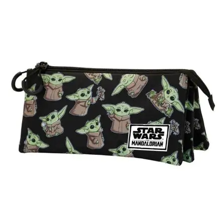 Star Wars Mandalorian Grogu triple pencil case product photo