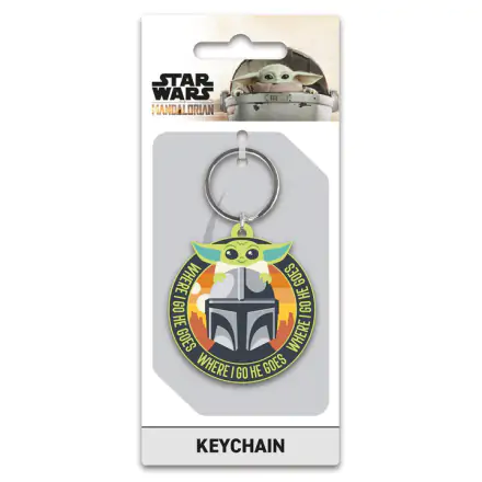 Star Wars Rubber Keychain The Mandalorian 6 cm termékfotója