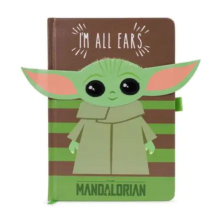 Star Wars The Mandalorian Premium Notebook A5 I'm All Ears Green termékfotója