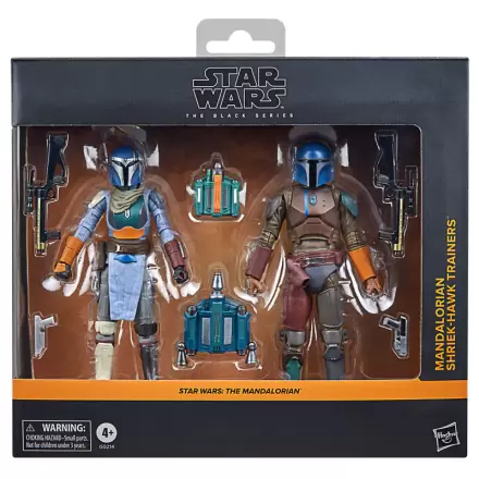 Star Wars The Mandalorian - Mandalorian & Shriek-Hawk Trainers set 2 figures 15cm termékfotója