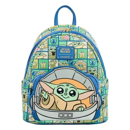 Star Wars: The Mandalorian by Loungefly Backpack Mini Grogu Squares product photo