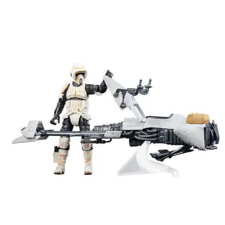 Star Wars: The Mandalorian Vintage Collection Vehicle with Figures Speeder Bike with Scout Trooper & Grogu termékfotója