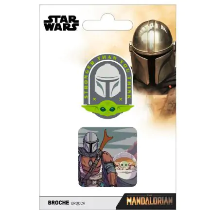 Star Wars The Mandalorian Yoda Child brooch product photo