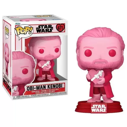 Star Wars Valentines POP! Star Wars Vinyl Figure Obi-Wan Kenobi 9 cm termékfotója