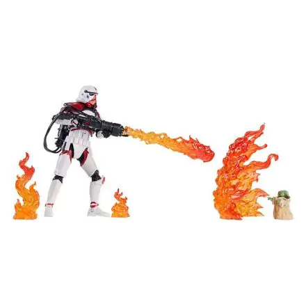 Star Wars: The Mandalorian Vintage Collection Action Figure 2022 Incinerator Trooper & Grogu 10 cm product photo