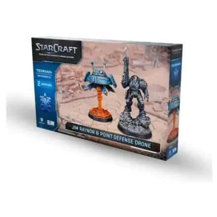 StarCraft TMG Hero Expansion Set Terran: Jim Raynor & Point Defense Drone product photo