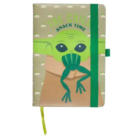 Stars Wars The Mandalorian Yoda Child A5 faux-leather notebook termékfotója