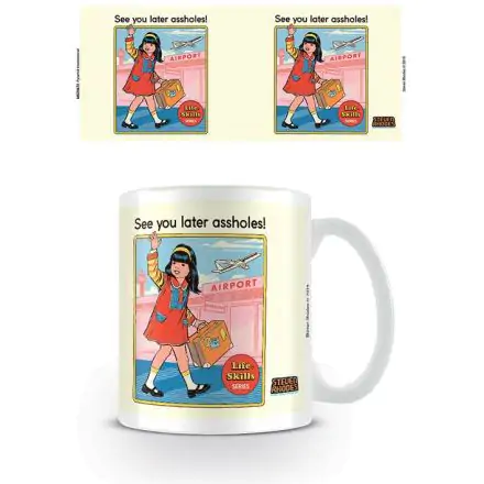 Steven Rhodes Mug See You Later Assholes product photo