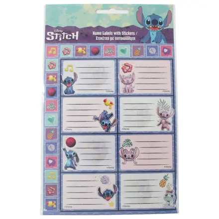 Stitch Aliens Notebook Label Sticker with 16 Pcs product photo