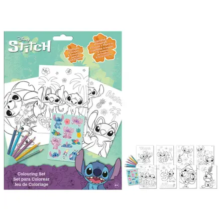 Stitch Aloha coloring set with stickers product photo