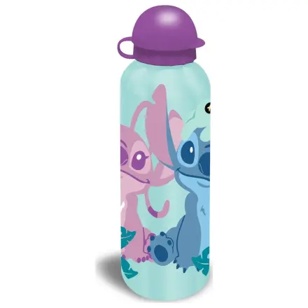 Stitch Angel Aluminum Water Bottle with Drinking Lid 500 ml product photo