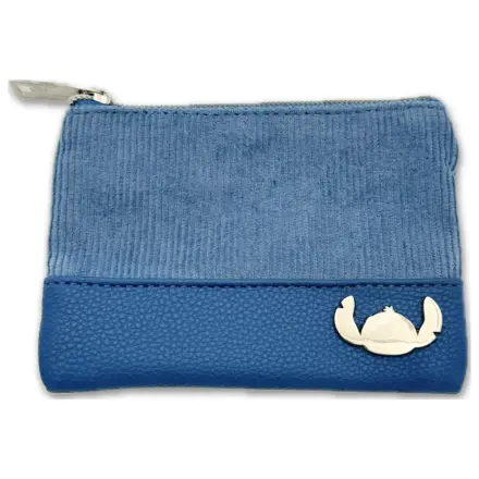 Stitch & Angel Blue Corduroy Fashion Duo Pouch Wallet product photo