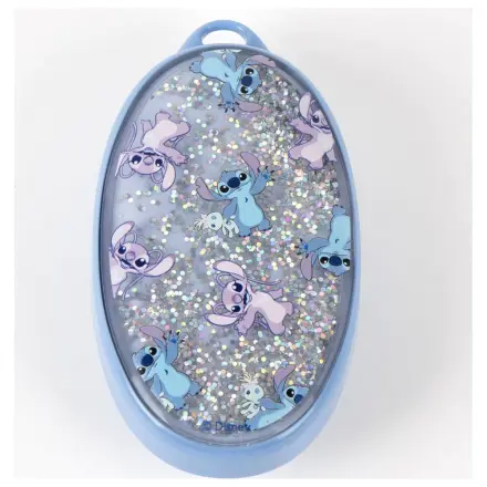 Stitch Angel glitter hairbrush, comb 13 cm product photo