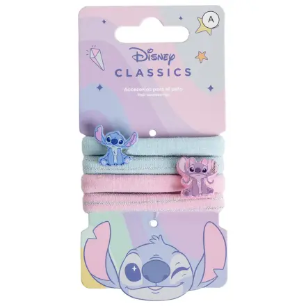 Stitch Angel Hair Tie Set 4 pcs product photo