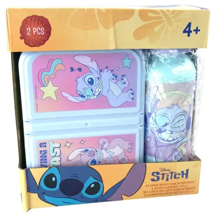 Stitch Blast Sandwich Box + Aluminum Water Bottle Set product photo