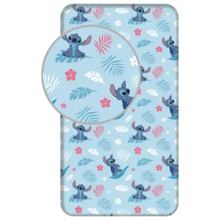 Stitch Blue Fitted Sheet 90x200 cm product photo