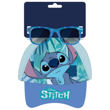 Stitch Blue Leaf Sunglasses and Baseball Cap Set product photo