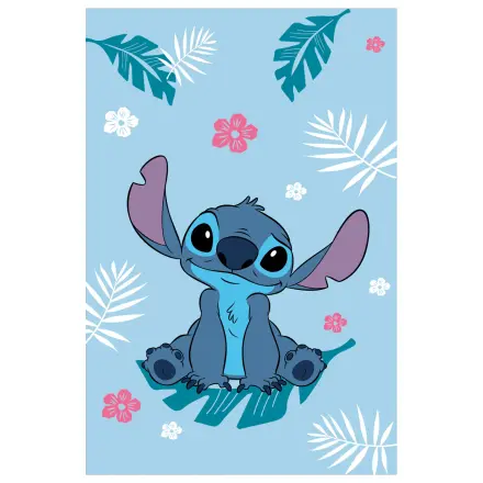 Stitch Blue fleece blanket product photo