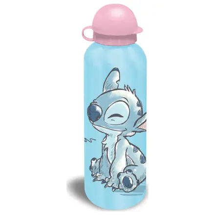 Stitch Cheeky Aluminum Water Bottle with Drinking Lid 500 ml product photo