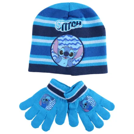Stitch Cosmic Waves Kids Hat and Gloves Set product photo