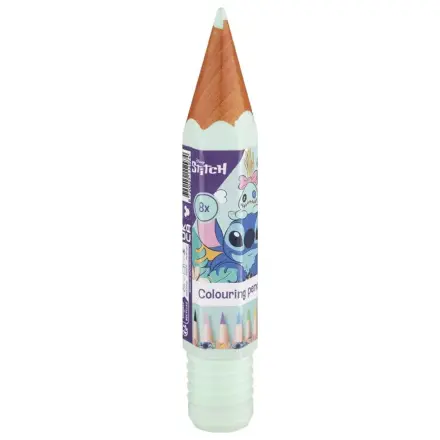 Stitch Cute Colored Pencil Set of 8 product photo