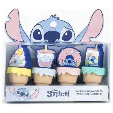 Stitch Pack of 4 mini Highlighters Food product photo