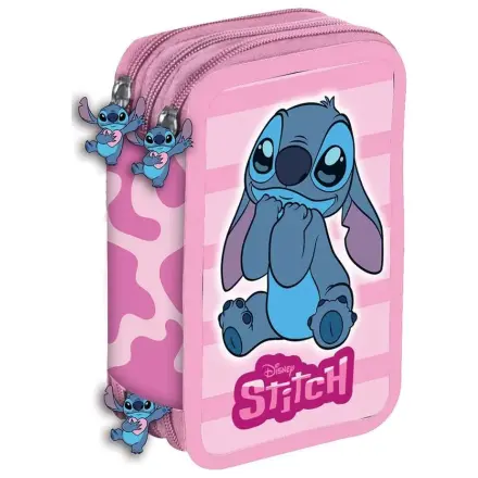 Stitch Lovely filled 3-story pencil case product photo
